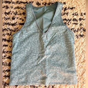 Athleta seamless ribbed tank top